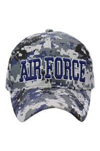 U.s. Military Branch Logo Digital Camo Baseball Cap: NAVY / ONE SIZE