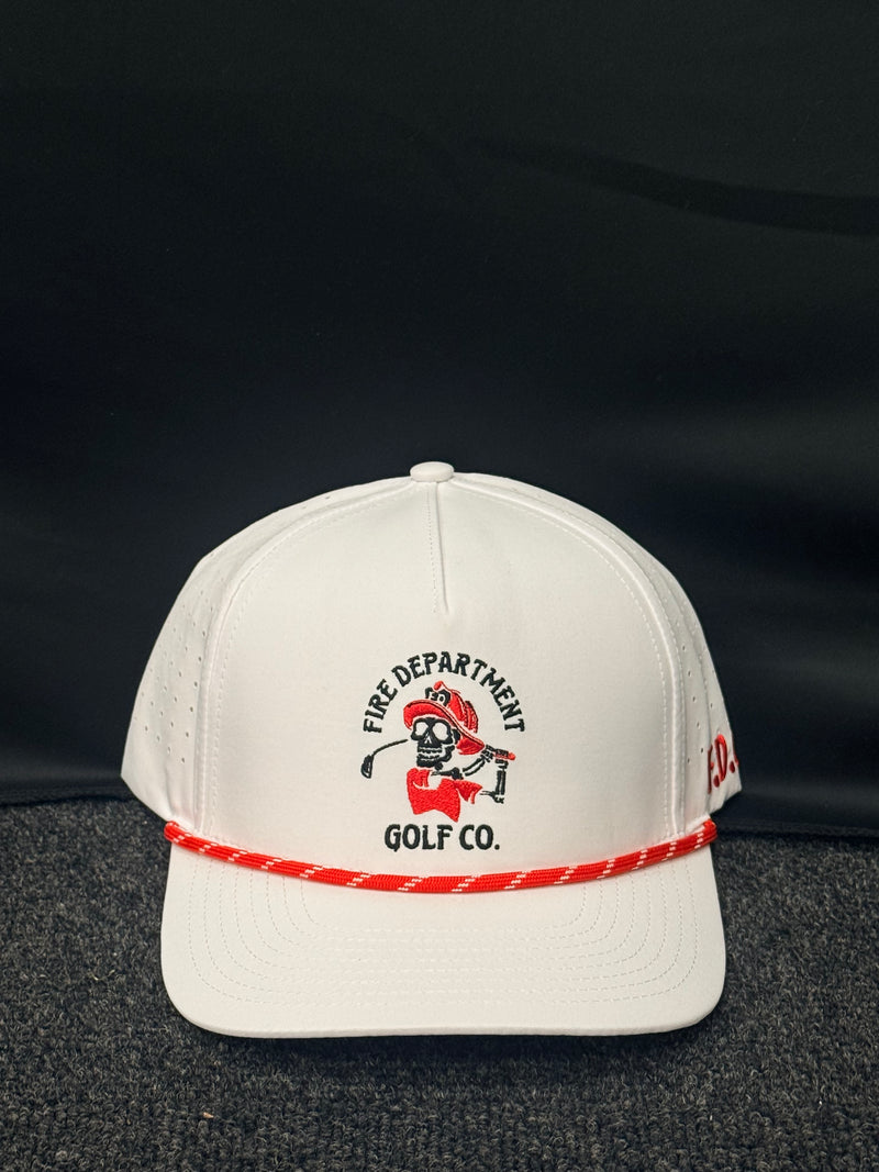 Fire Dept Golf Co Skeleton Swing Hat
