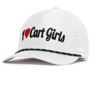 Bogey Bros I Heart Cart Girls Performance Golf Rope Hat