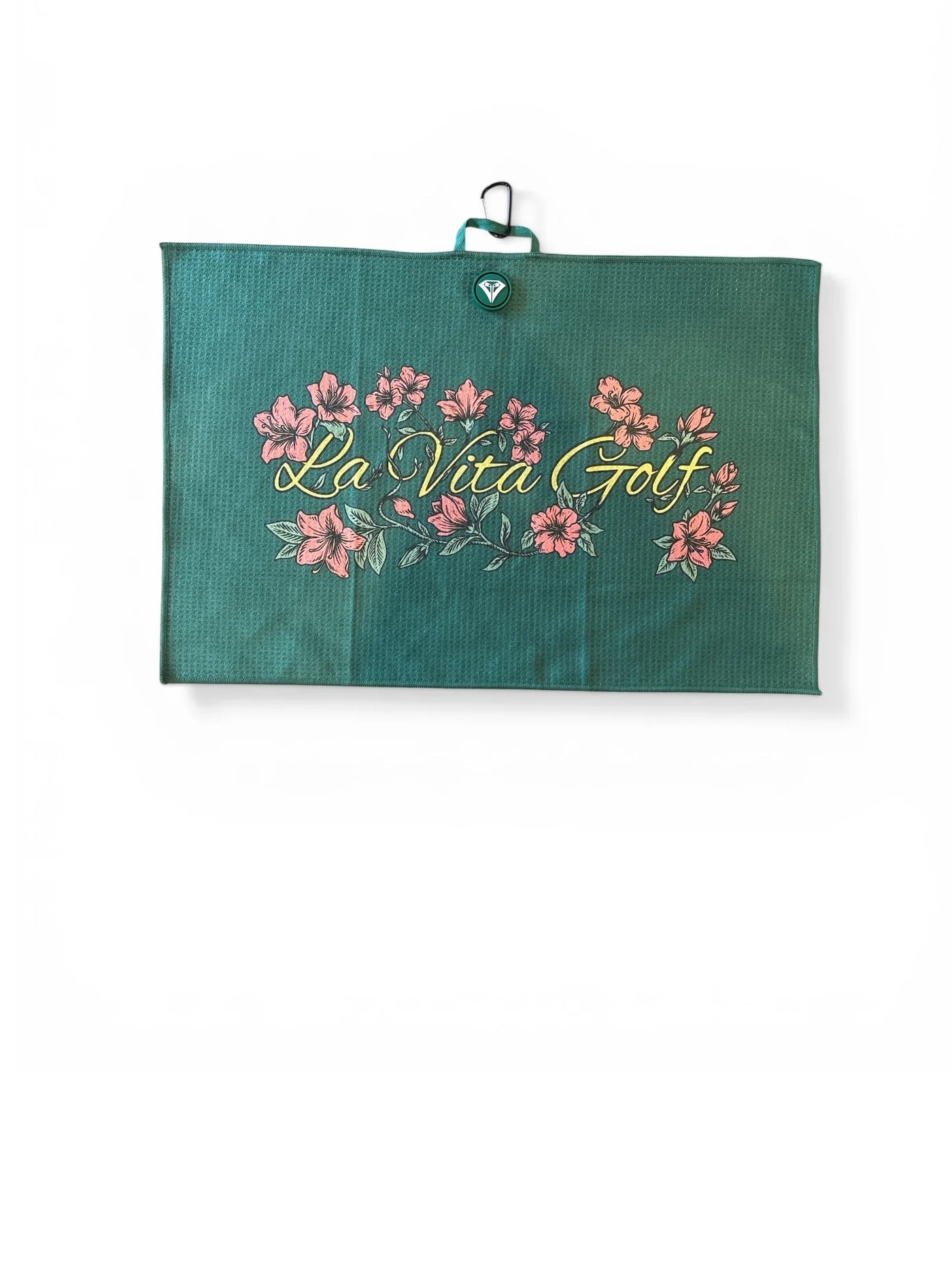 La Vita Golf Azalea Collection Magnetic Golf Towel