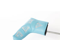 La Vita Golf Leather Blade Headcover - Powder Blue