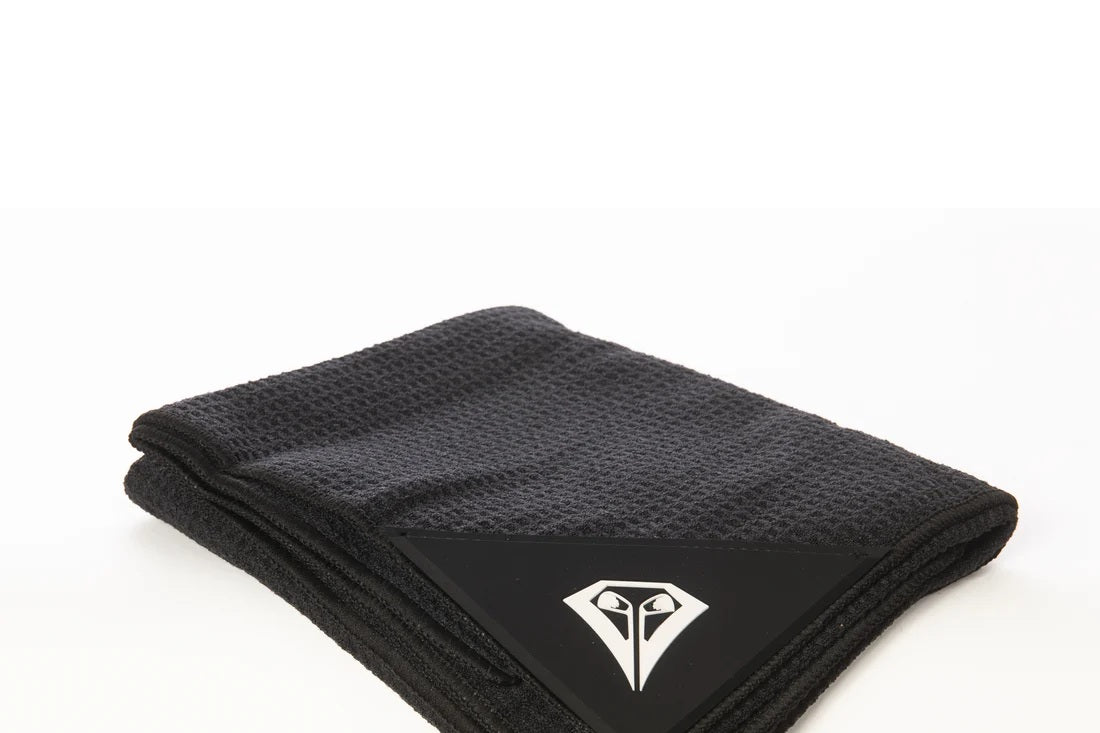 La Vita Golf Magnetic Tour Towel - Midnight Black