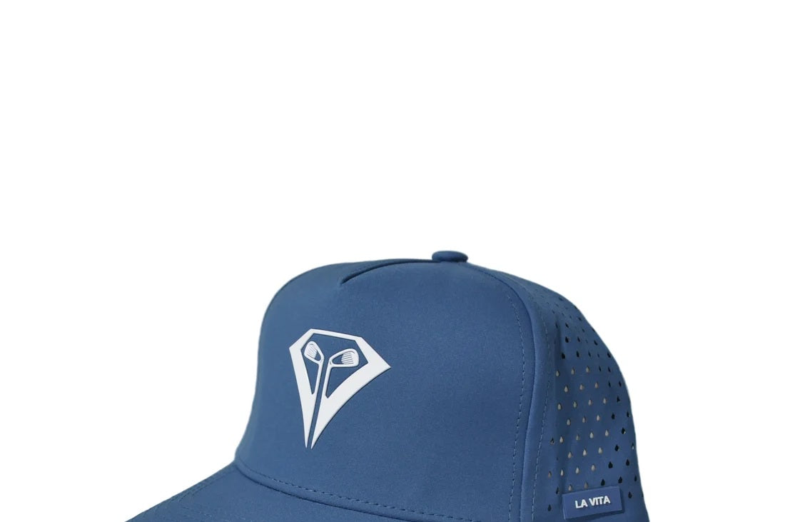La Vita Golf Performance Hat - Pacific Blue
