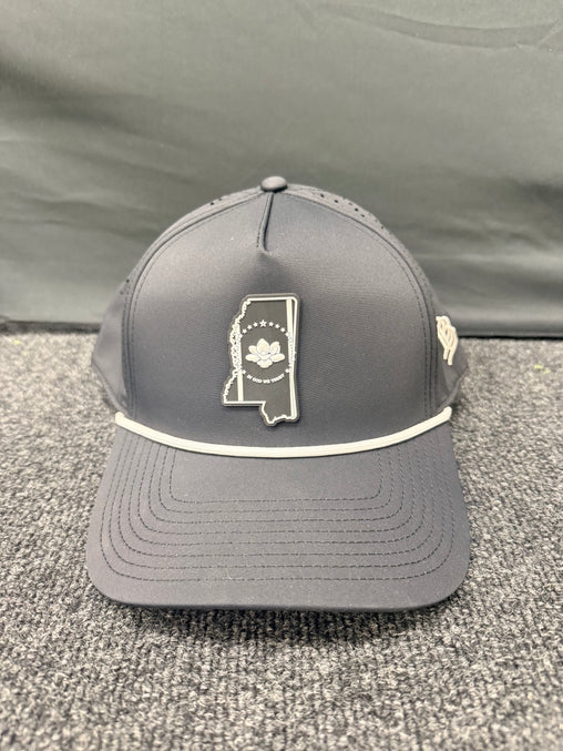Branded Bills Mississippi Vintage Curved Hat - Black