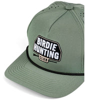 Pins and Aces Birdie Hunting Club Perforated Rope Hat