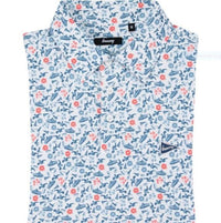 Breezy The Bob Does Freedom Men's Polo - White Multi