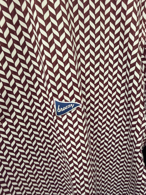 Breezy The Diamond Plated Men's Polo - Maroon