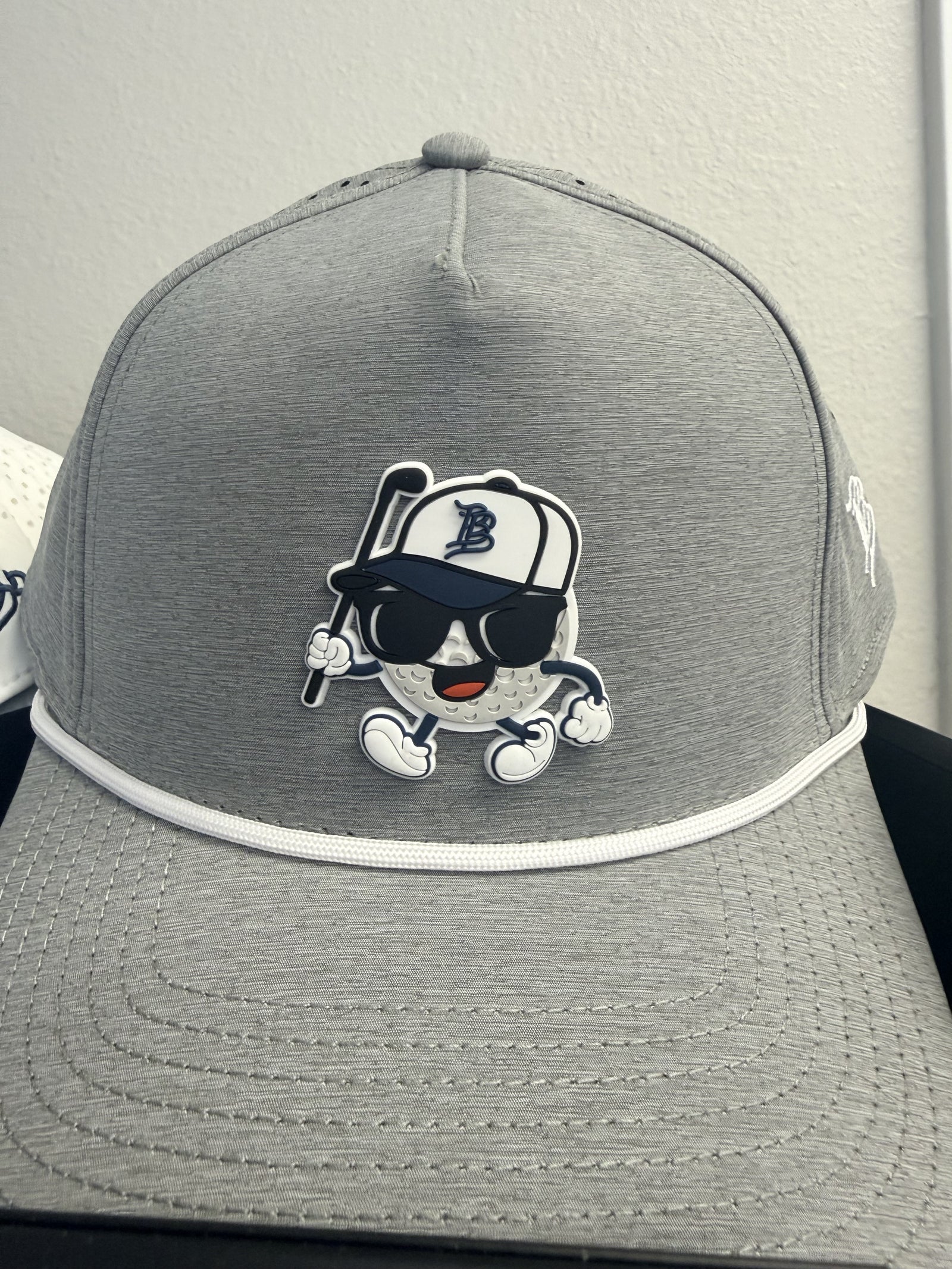 Branded Bills Bump 'N Run Curved Hat - Grey/White