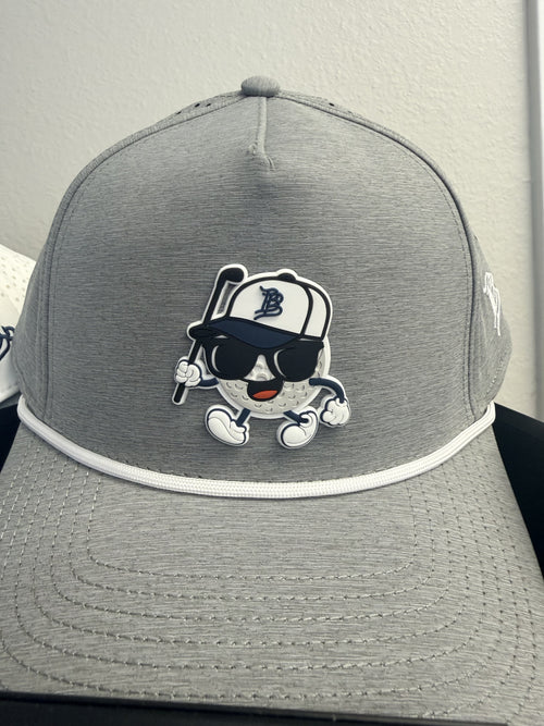 Branded Bills Bump 'N Run Curved Hat - Grey/White