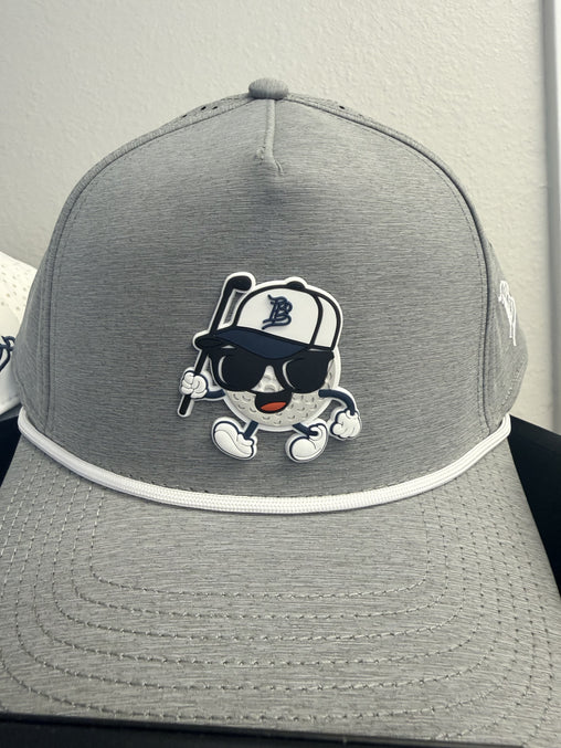 Branded Bills Bump 'N Run Curved Hat - Grey/White