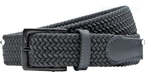 Nike Tour Stretch Woven Belt - Dark Grey