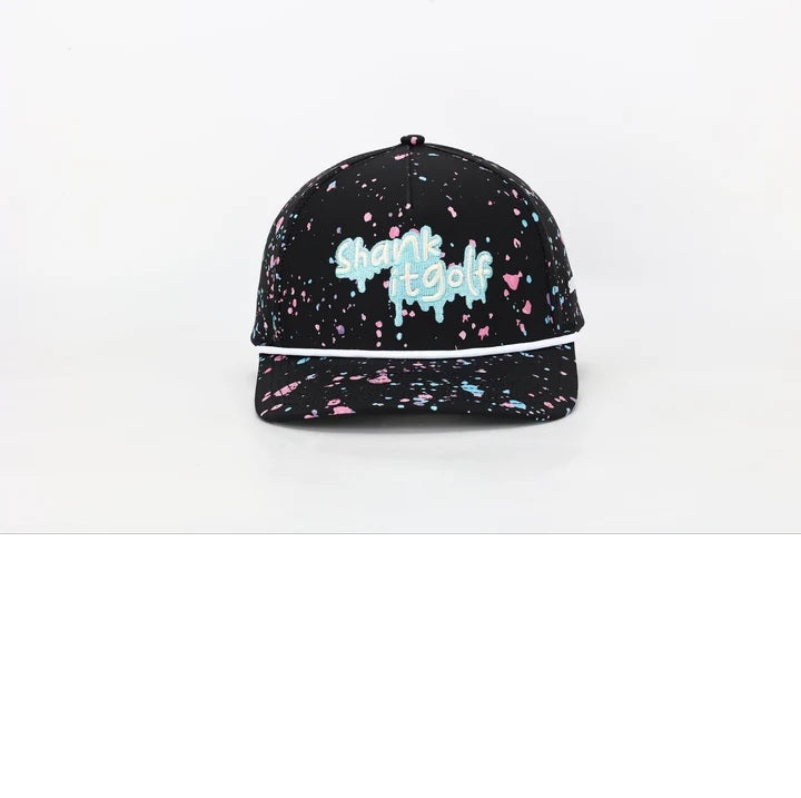 Shank It Golf "Drippy Black Paint" Hat