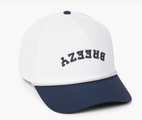 Breezy Flipped Breezy Rope Hat - Navy