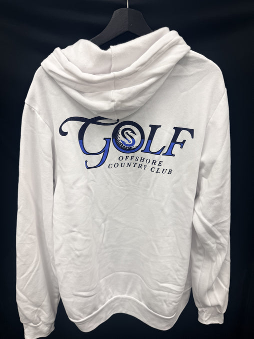 Scales Free To Golf Pullover Hoodie - White