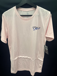 Scales Free To Golf SS Triblend Tee - Pink
