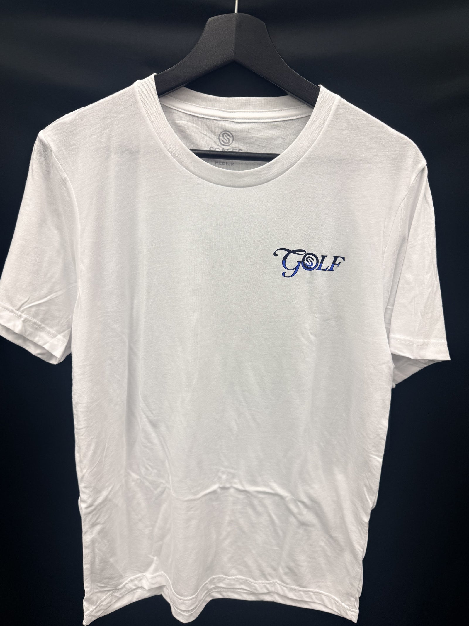 Scales Free To Golf SS Triblend Tee - White