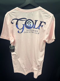 Scales Free To Golf SS Triblend Tee - Pink