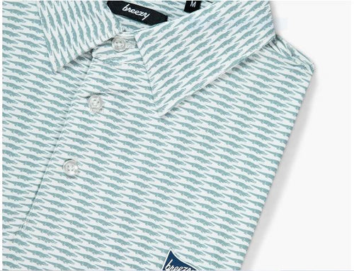 Breezy The Gators Men's Polo - Green