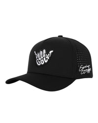 Sunday Swagger Golf Shaka Snapback Hat - Black