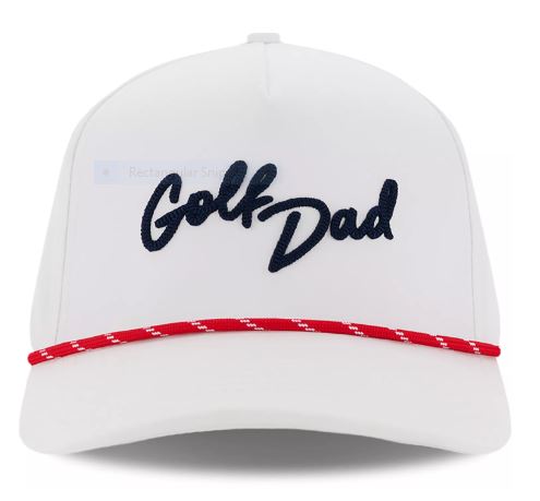 Barstool Sports Golf Dad Performance Rope Hat - White