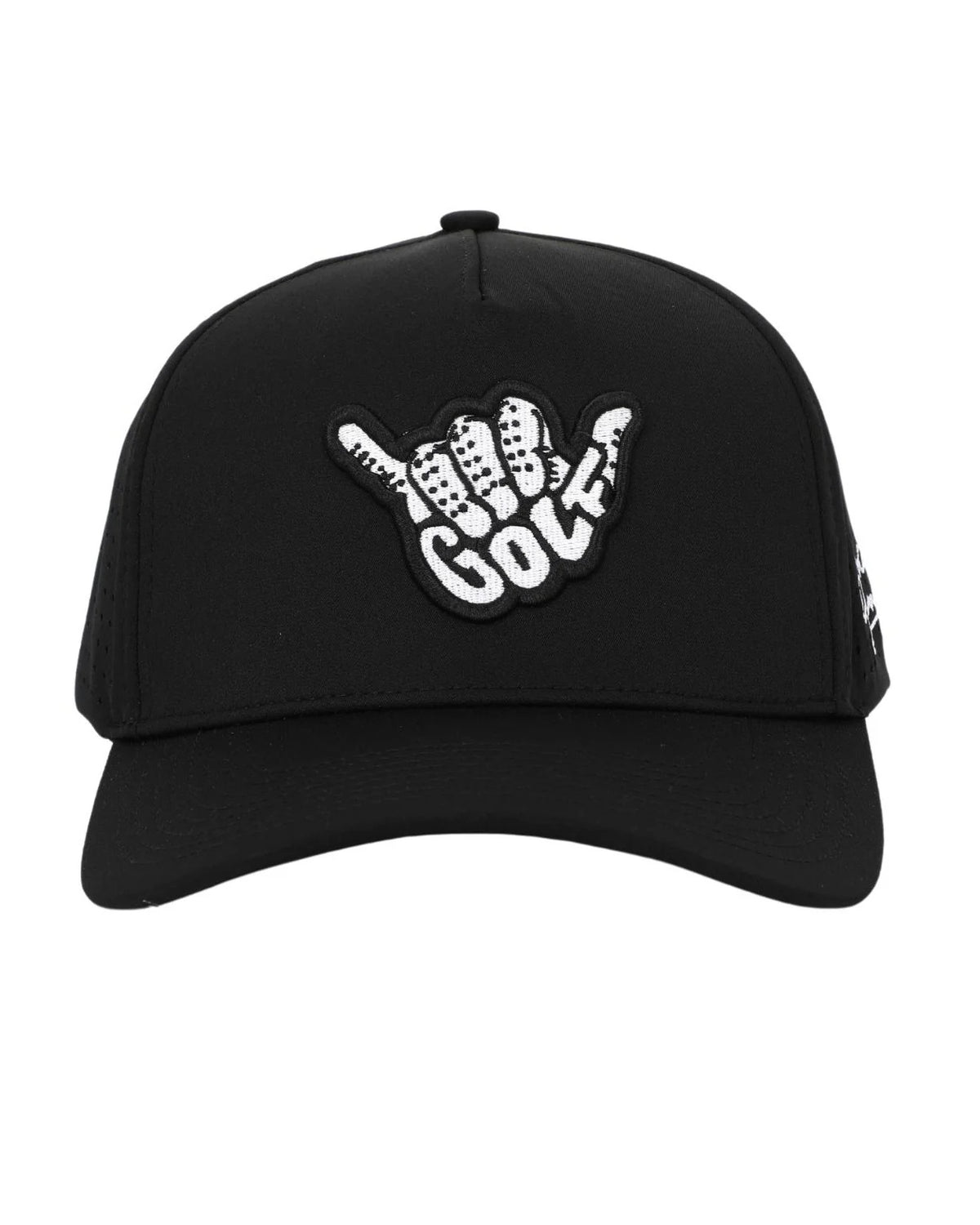 Sunday Swagger Golf Shaka Snapback Hat - Black