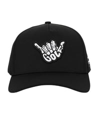 Sunday Swagger Golf Shaka Snapback Hat - Black