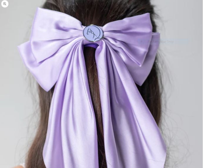 Golf By QD Hair Bow W/ Ball Marker - Purple
