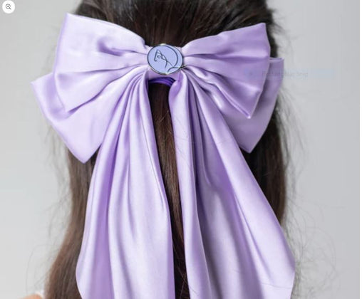 Golf By QD Hair Bow W/ Ball Marker - Purple