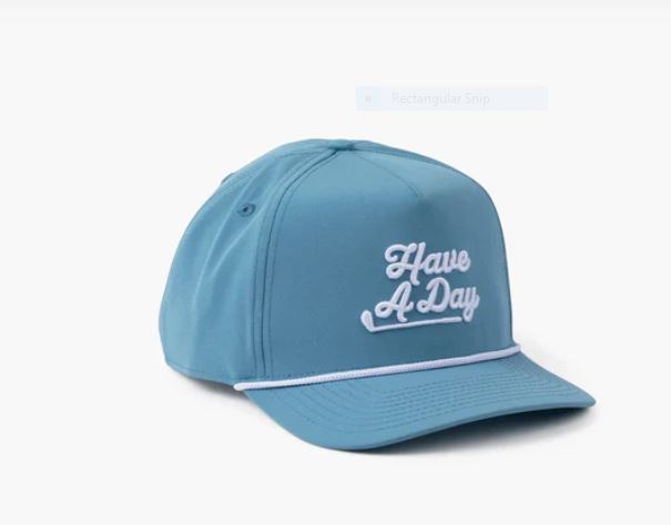 Breezy Have A Day Rope Hat - Blue