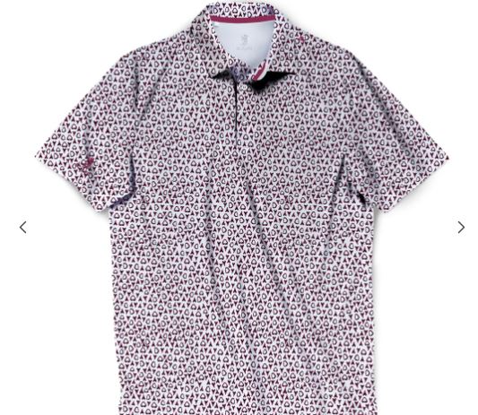Scales Jaws Men's Polo - Merlot
