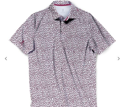 Scales Jaws Men's Polo - Merlot