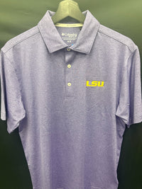 Columbia LSU Sand Tee Men's Polo - Purple
