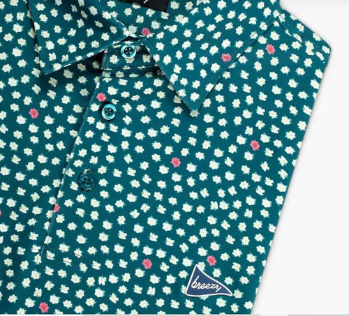 Breezy The Magnolia 3.0 Men's Polo - Green