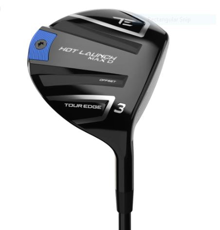 Men's Tour Edge Hot Launch MaxD Fairway Wood #9 Offset Aldila Ascent 50A A-Flex