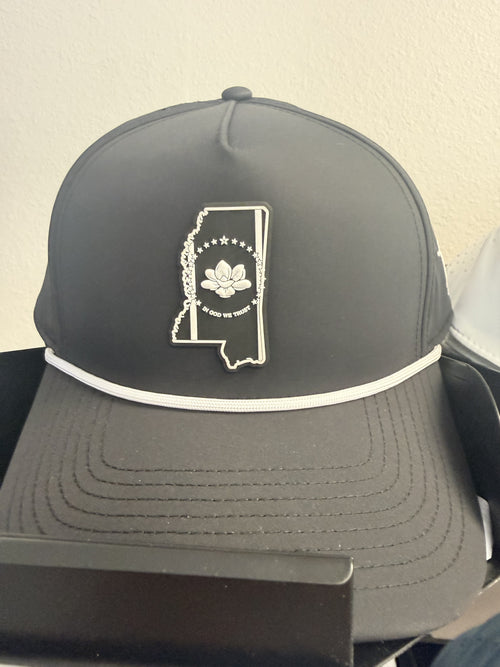 Branded Bills Mississippi Vintage Curved Hat - Black