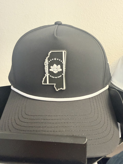 Branded Bills Mississippi Vintage Curved Hat - Black