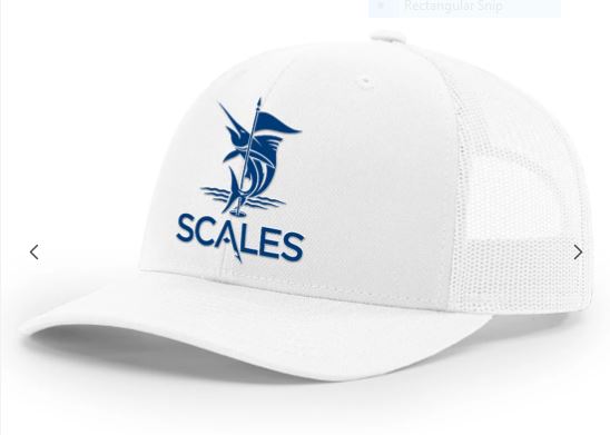 Scales Offshore Club Hat - White/White