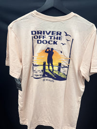 Scales Off The Dock SS Triblend Tee - Peach