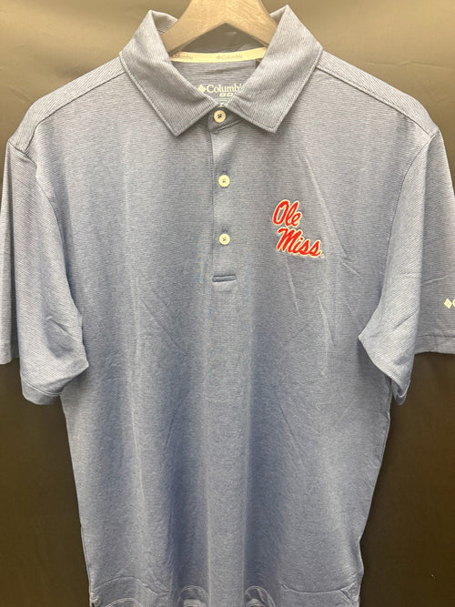 Columbia Ole Miss Sand Tee Men's Polo - Navy