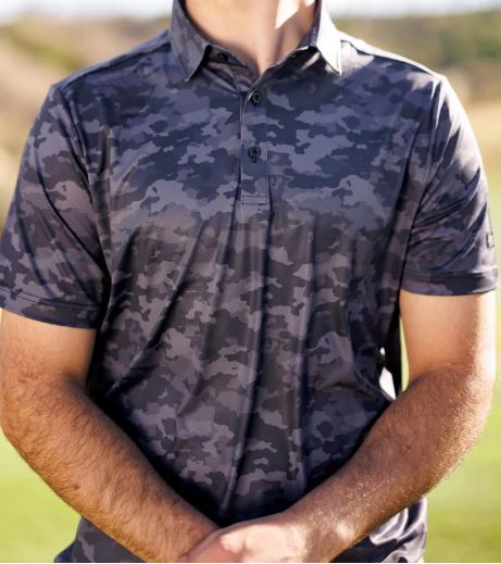 Sunday Swagger Operation Fairway Men's Polo - Black Camo