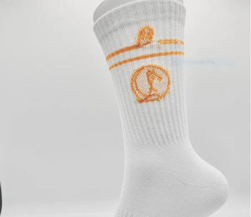 Golf By QD Pitching Crew Socks - Yellow
