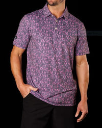 Sunday Swagger Pour Decisions Men's Polo - Purple