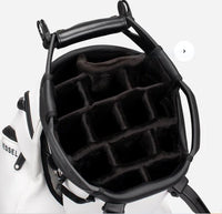Vessel Player V Pro Stand 14-Way Golf Bag - Pebbled White