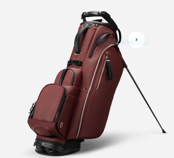 Vessel Player V Pro Stand 7-Way Golf Bag - Merlot