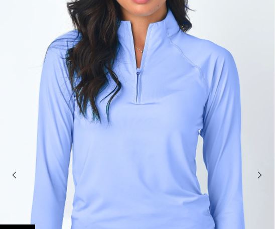 Scales Offshore Core Women's Long Sleeve 1/4 Zip - Purple