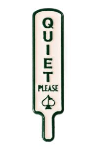 Pins and Aces Quiet Please Augusta 2026 Ball Marker