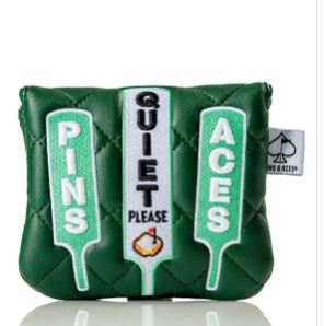 Pins and Aces Quiet Please Center Shaft Mallet Putter Cover