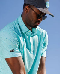 Sunday Swagger Rain Delay Men's Polo - Teal