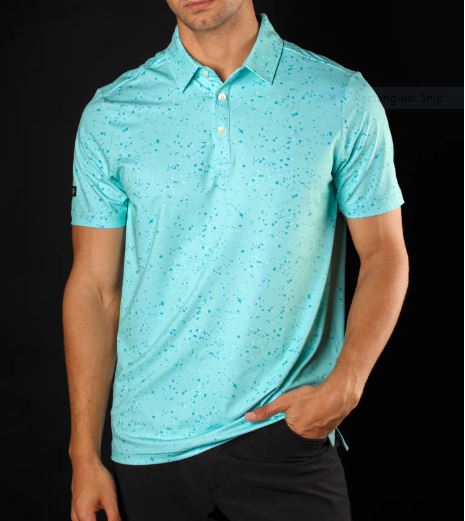 Sunday Swagger Rain Delay Men's Polo - Teal