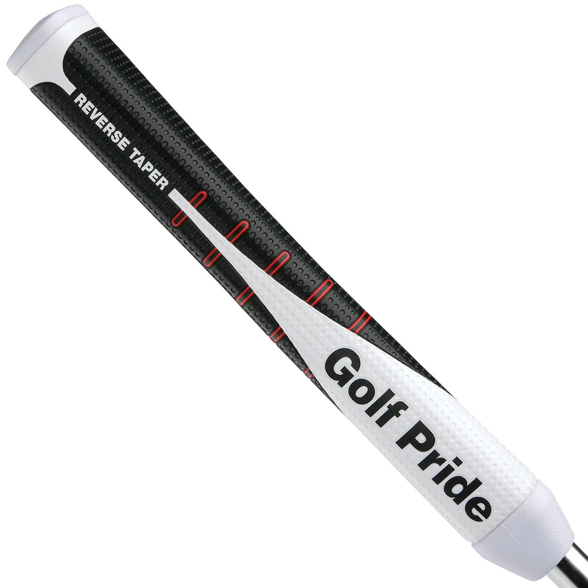 Golf Pride Reverse Taper Pistol Putter Grip Medium - White/Black